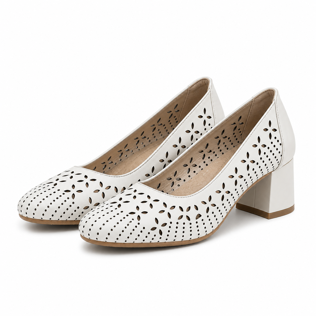 PANTOFI PERFORATI DAMA DOGATI 050 850 BEJ