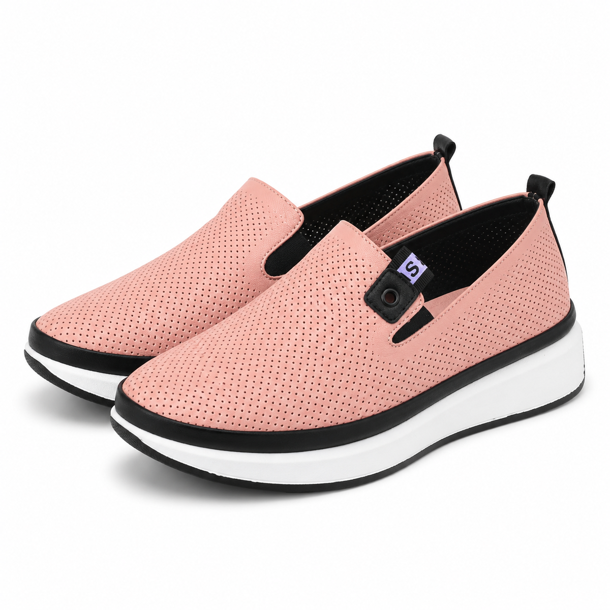 PANTOFI PERFORATI DAMA DOGATI 444 ROZ