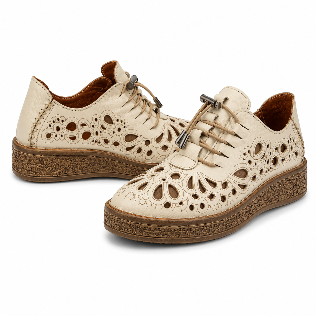 PANTOFI PERFORATI DAMA DOGATI 7154-1 ALBI