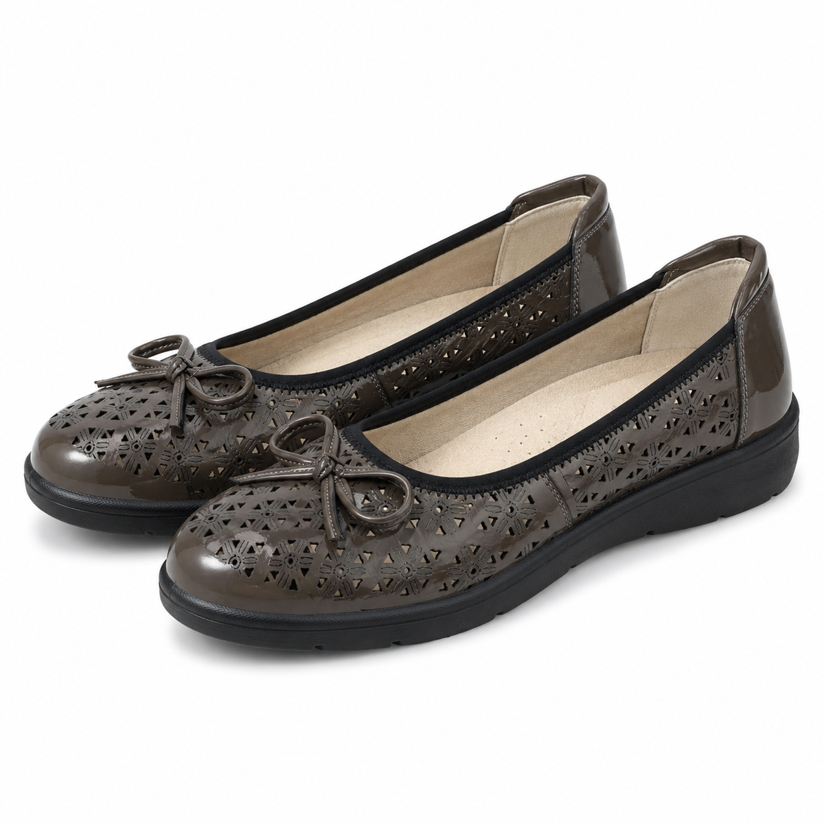 PANTOFI PERFORATI DAMA FORMAZIONE 33193 GREY