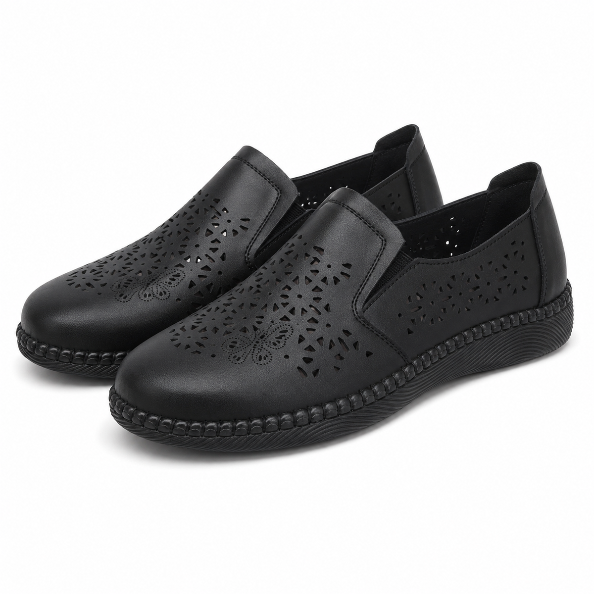 PANTOFI PERFORATI DAMA FORMAZIONE 991-1 NEGRI