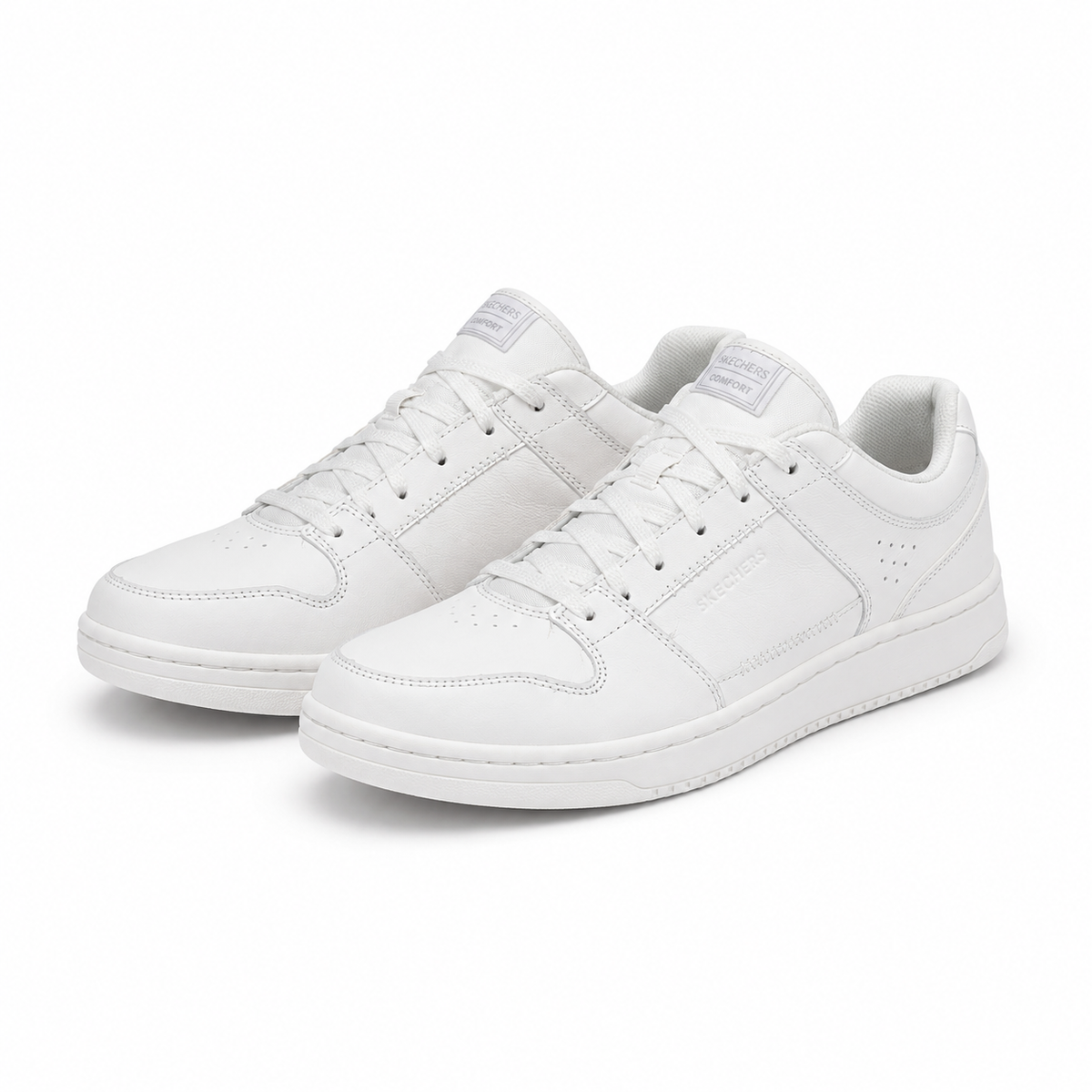 PANTOFI SPORT ADOLESCENTI (FETE / BAIETI) SKECHERS 104350 ALBI