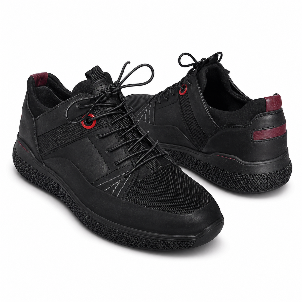 Pantofi Sport Bărbați Dogati 5362 Negru – Piele Naturală