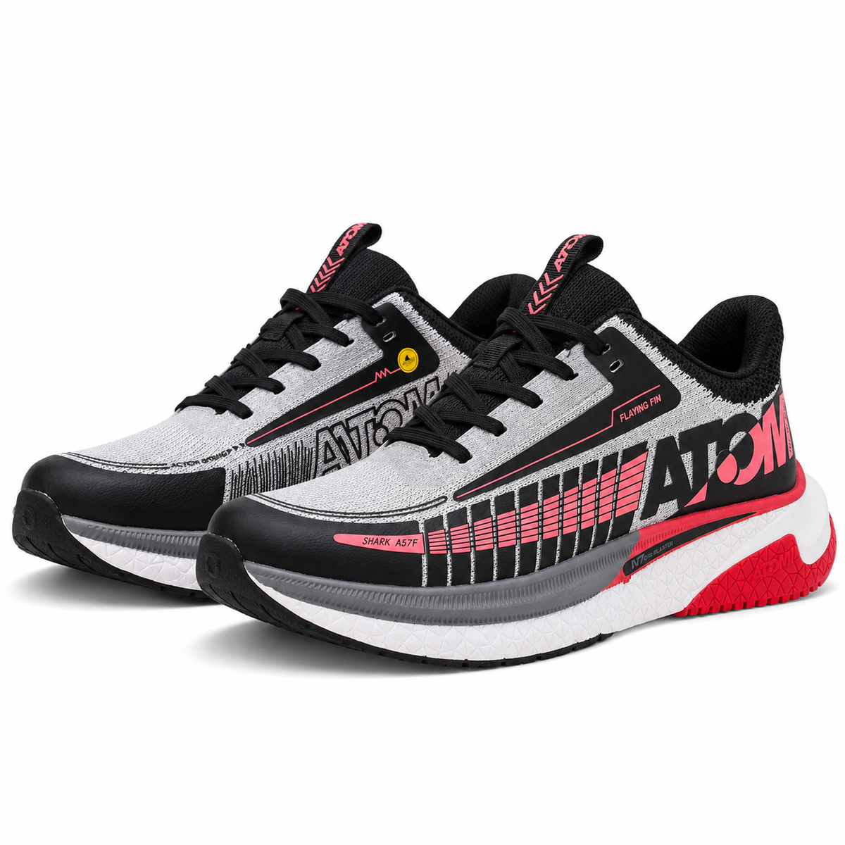 PANTOFI SPORT BARBATI ATOM SHARK AT130 GRI + NEGRU