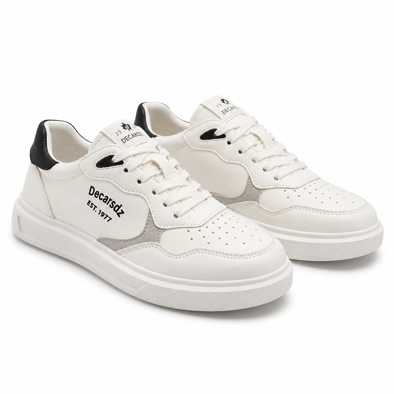 PANTOFI SPORT BARBATI DECAR Y200 ALBI