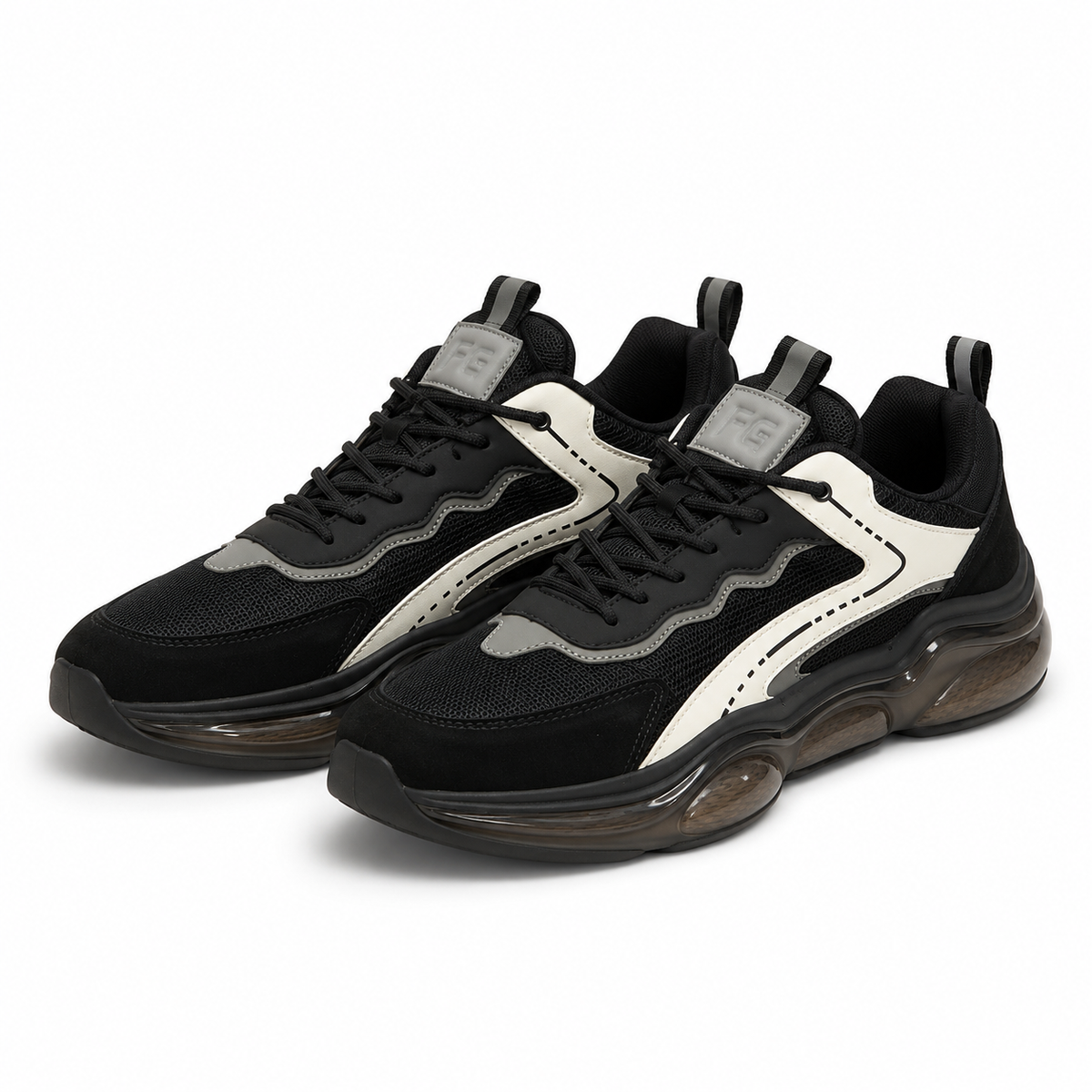 PANTOFI SPORT BARBATI FRANCO GERARDO D1381 NEGRI