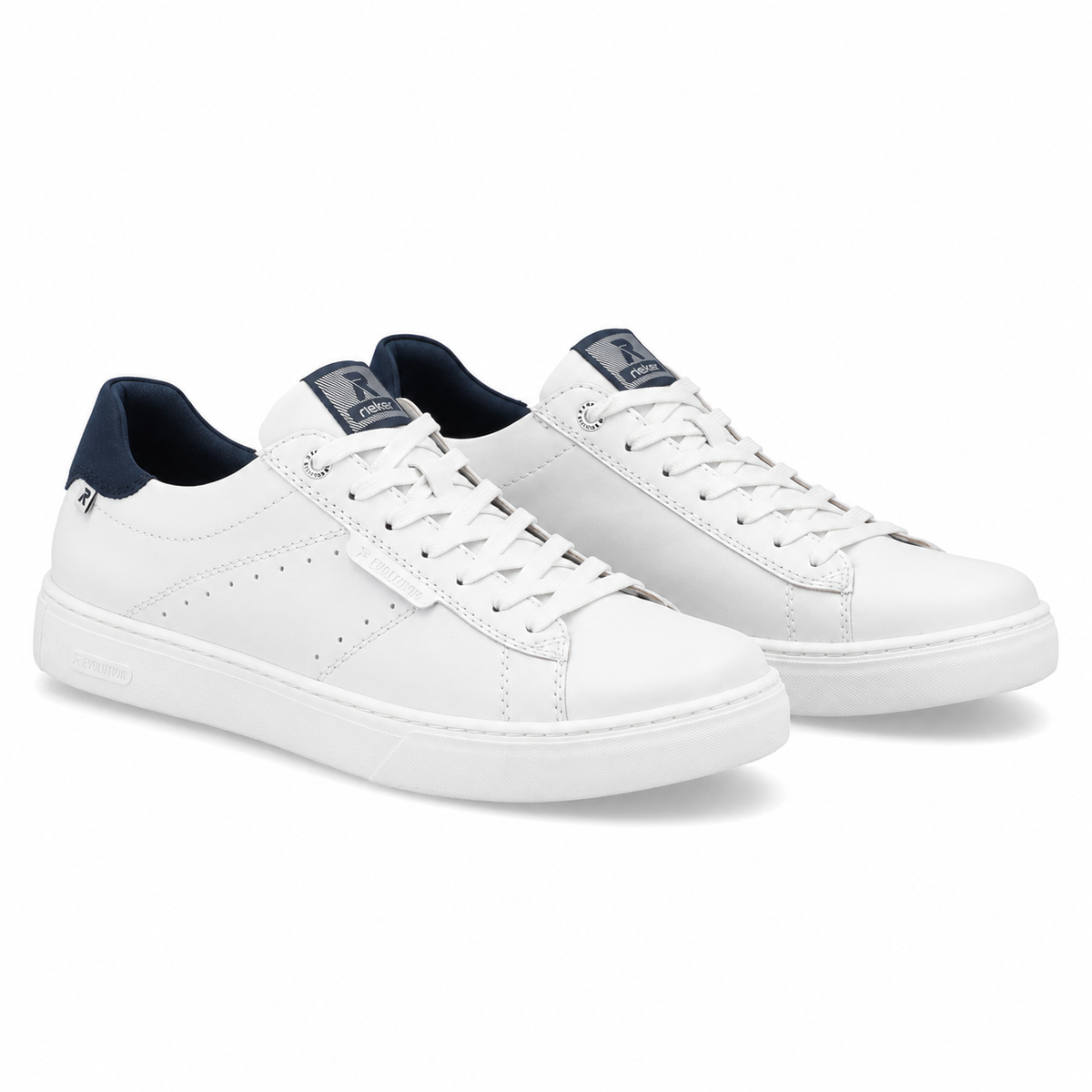 PANTOFI SPORT BARBATI RIEKER U0704-80 ALBI