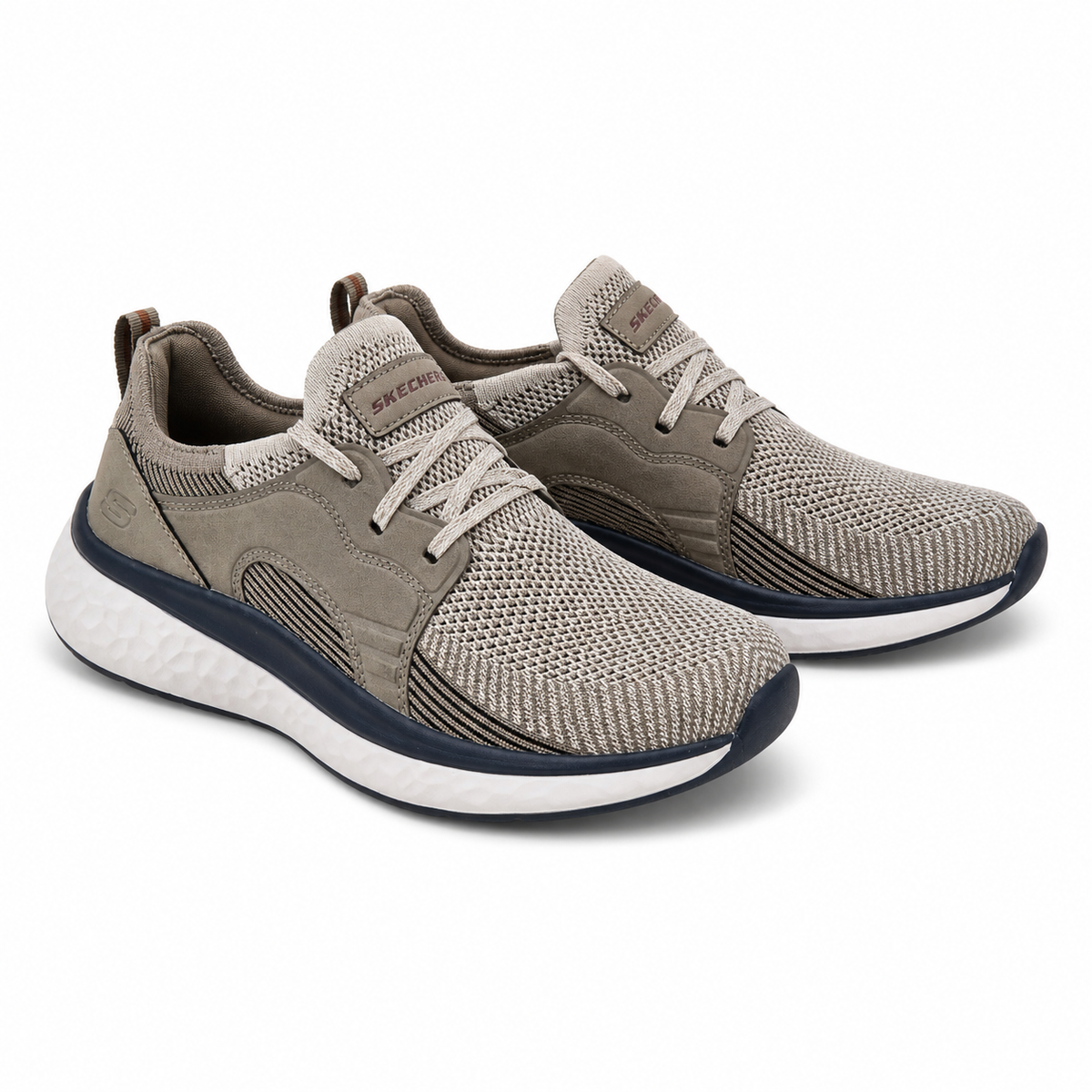 PANTOFI SPORT BARBATI SKECHERS 210986 TPMT BEJ TAUPE
