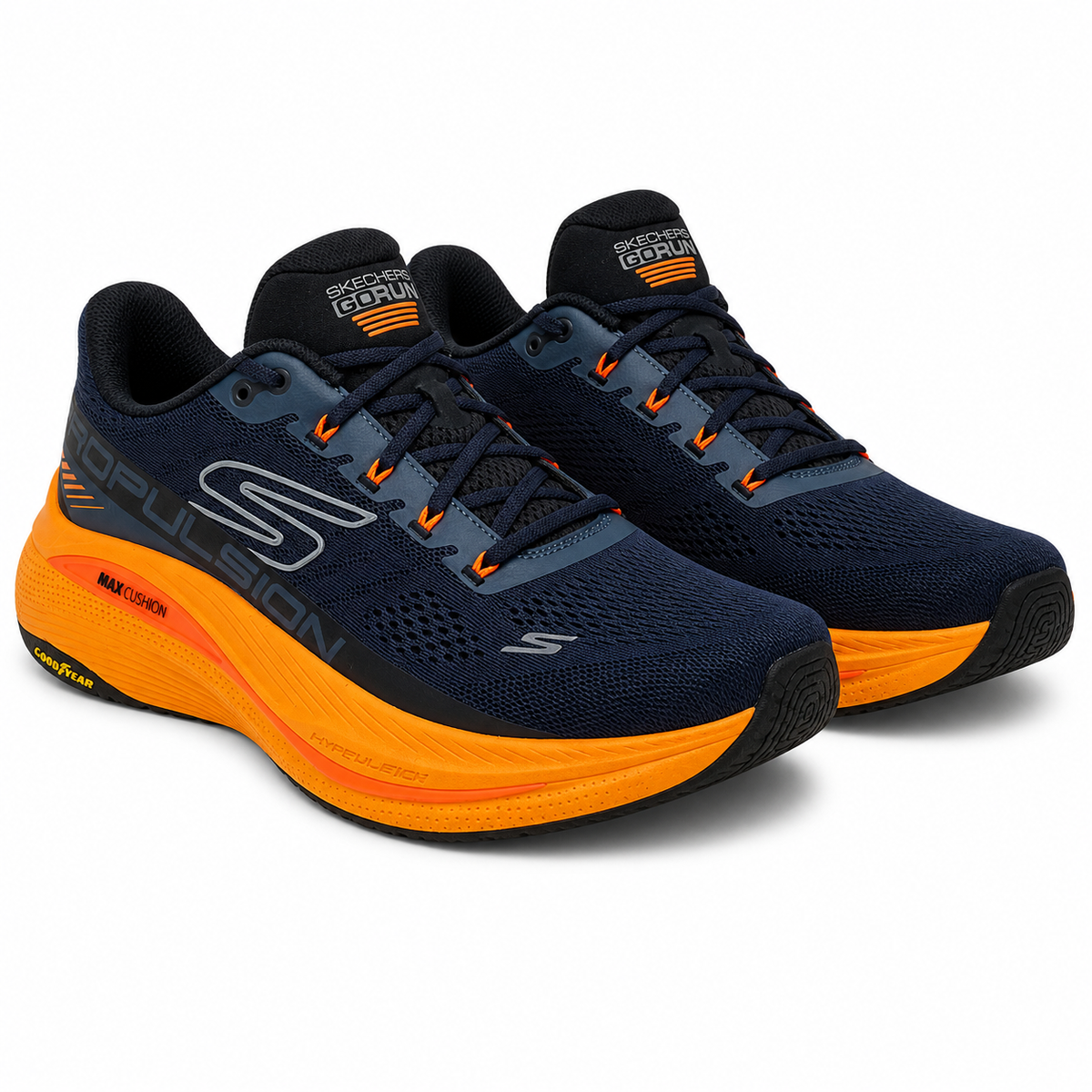PANTOFI SPORT BARBATI SKECHERS 220509 NVOR BLEUMARIN + PORTOCALIU