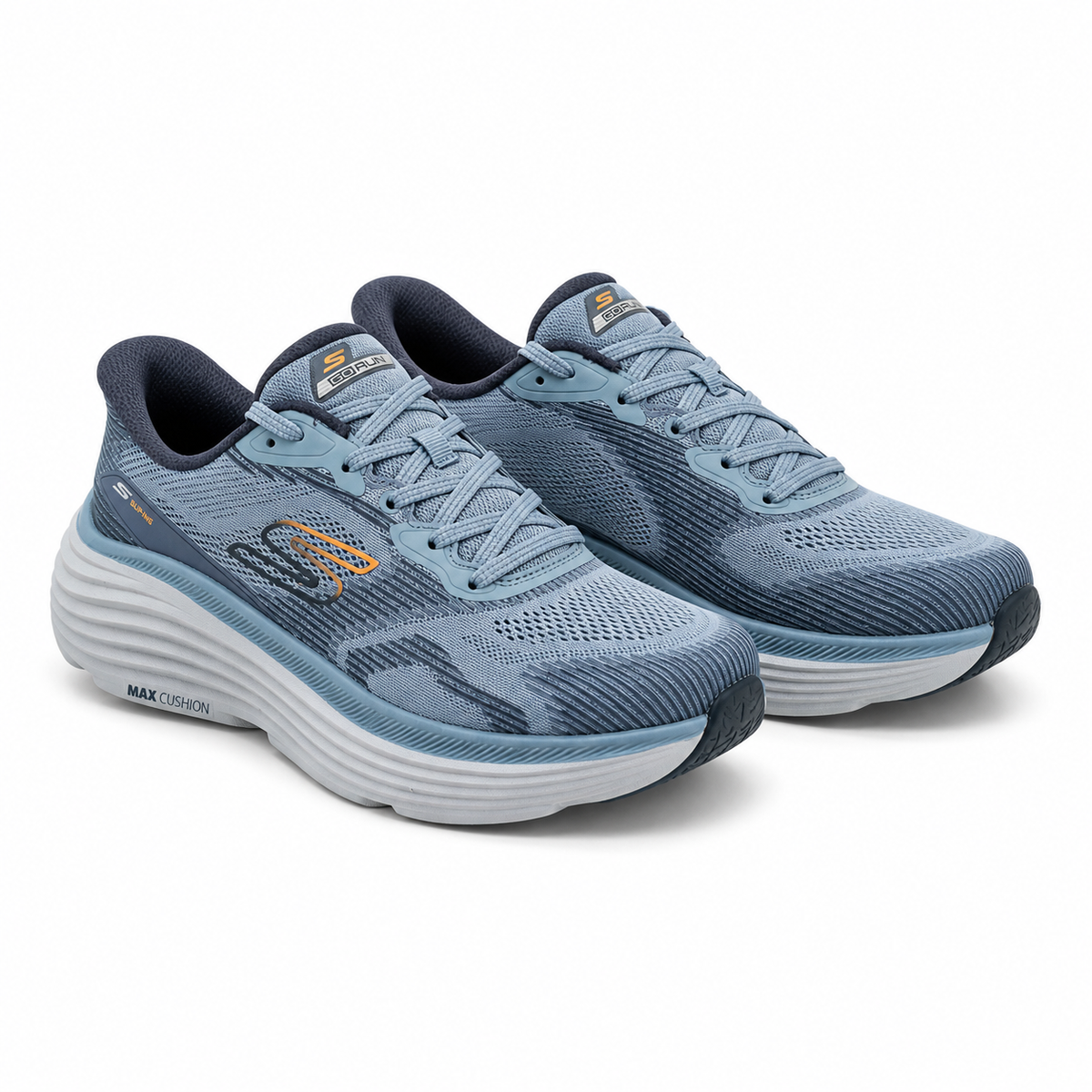PANTOFI SPORT BARBATI SKECHERS 220607 SLT ALBASTRU ARDEZIE
