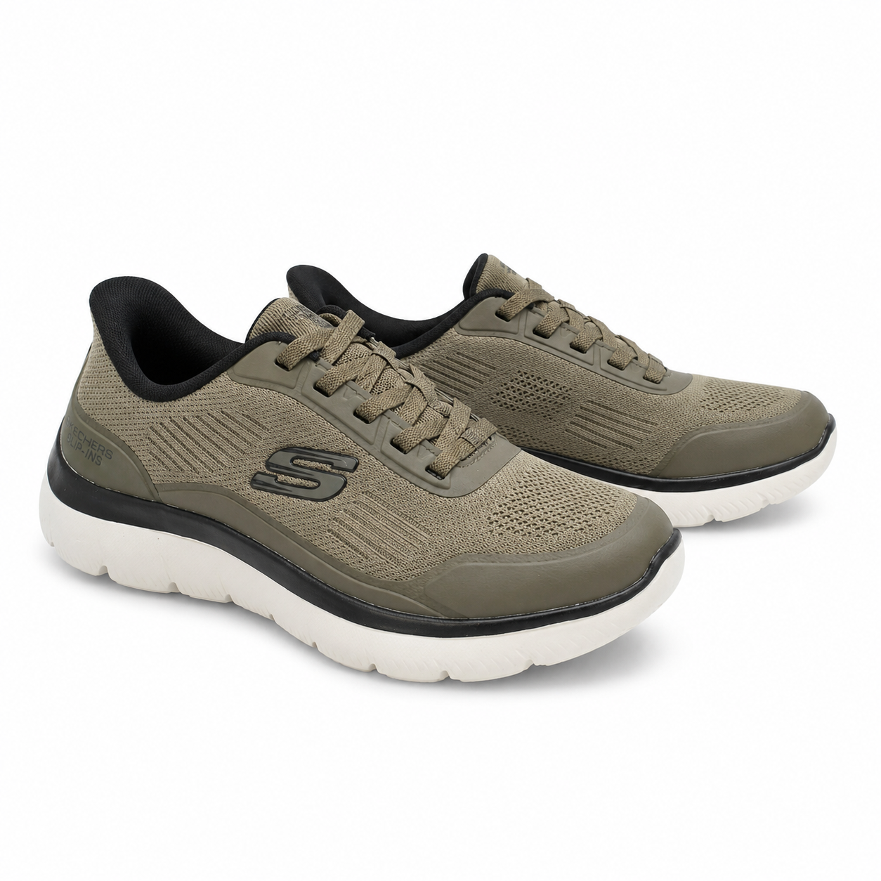 Pantofi Sport Bărbați Skechers 233047 Olbk Olive - Textil