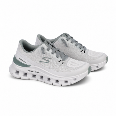 Pantofi Sport Bărbați Skechers 233132 Wlb Alb/gri - Textil