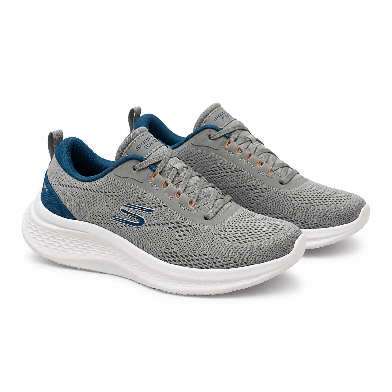 Pantofi Sport Bărbați Skechers 233184 Gybl Gri+navy - Textil