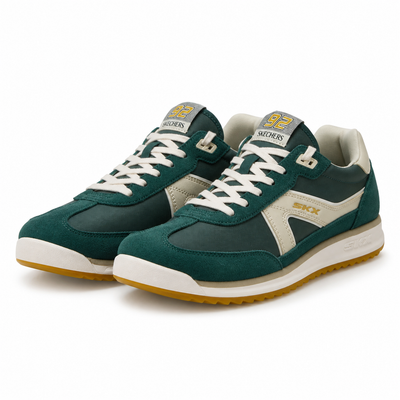 PANTOFI SPORT BARBATI SKECHERS 254220 GRW VERDE/ALB