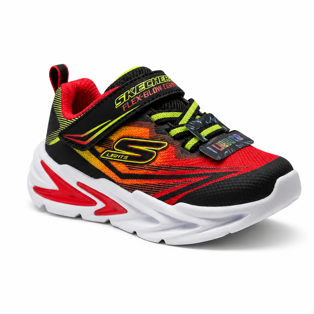 PANTOFI SPORT COPII SKECHERS 400139N BKRD NEGRU + ROSU