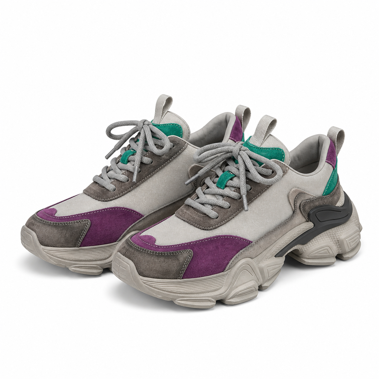 PANTOFI SPORT DAMA FRANCO GERARDO HY5796 GREY PURPLE