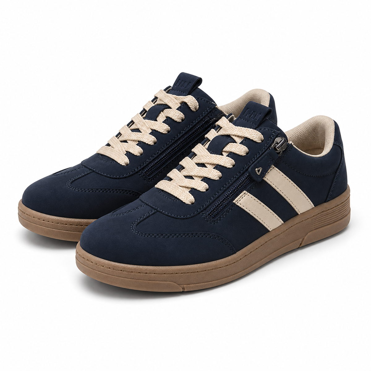 PANTOFI SPORT DAMA JANA 23784-44 BLEUMARIN CU BEJ