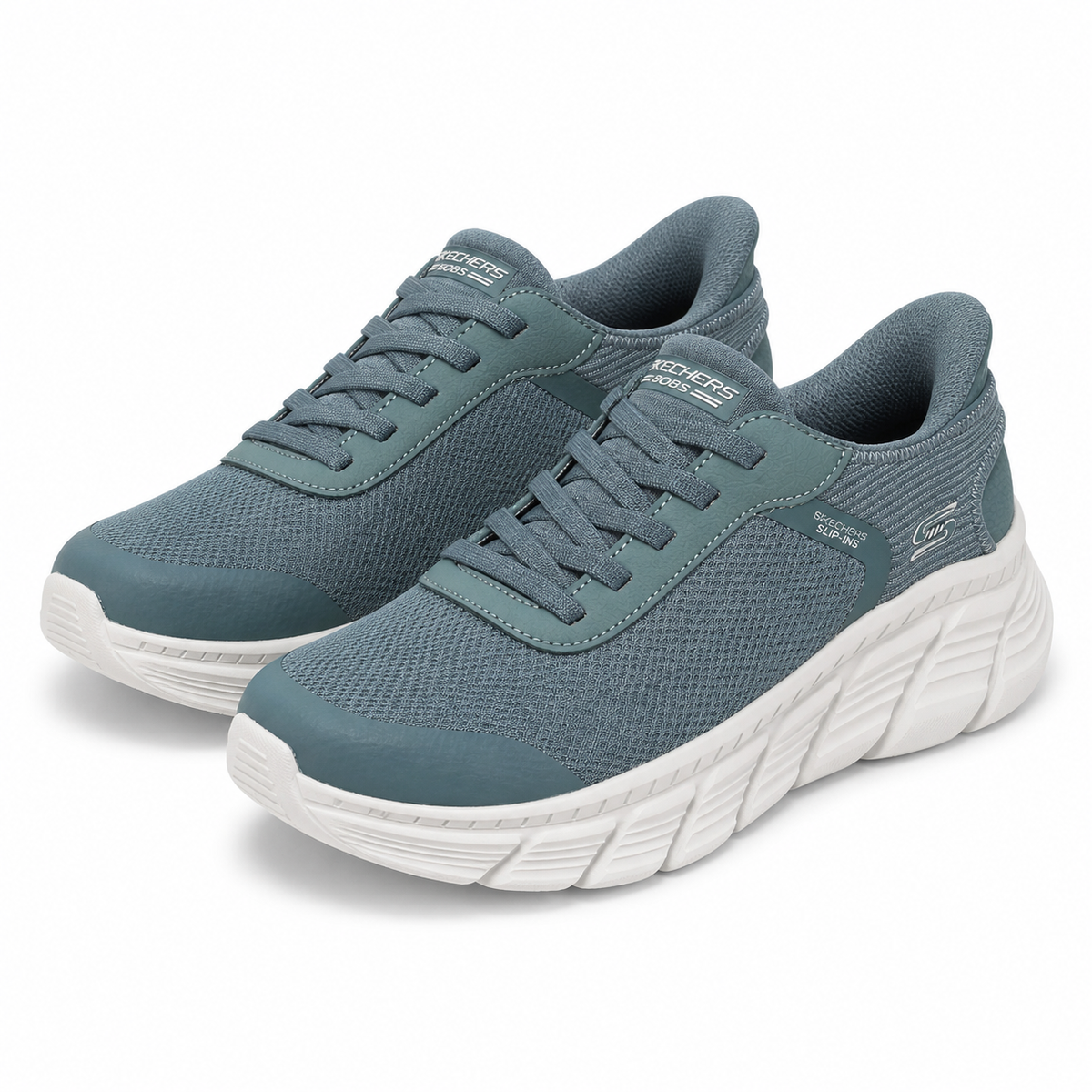 PANTOFI SPORT DAMA SKECHERS 117391 SLT ALBASTRU ARDEZIE