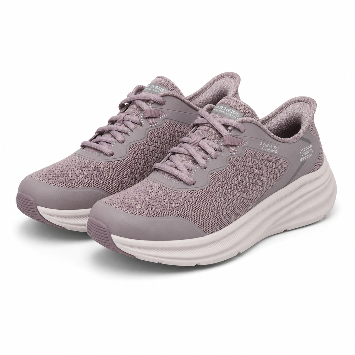 PANTOFI SPORT DAMA SKECHERS 117756 QUAL LILA DUST GREY