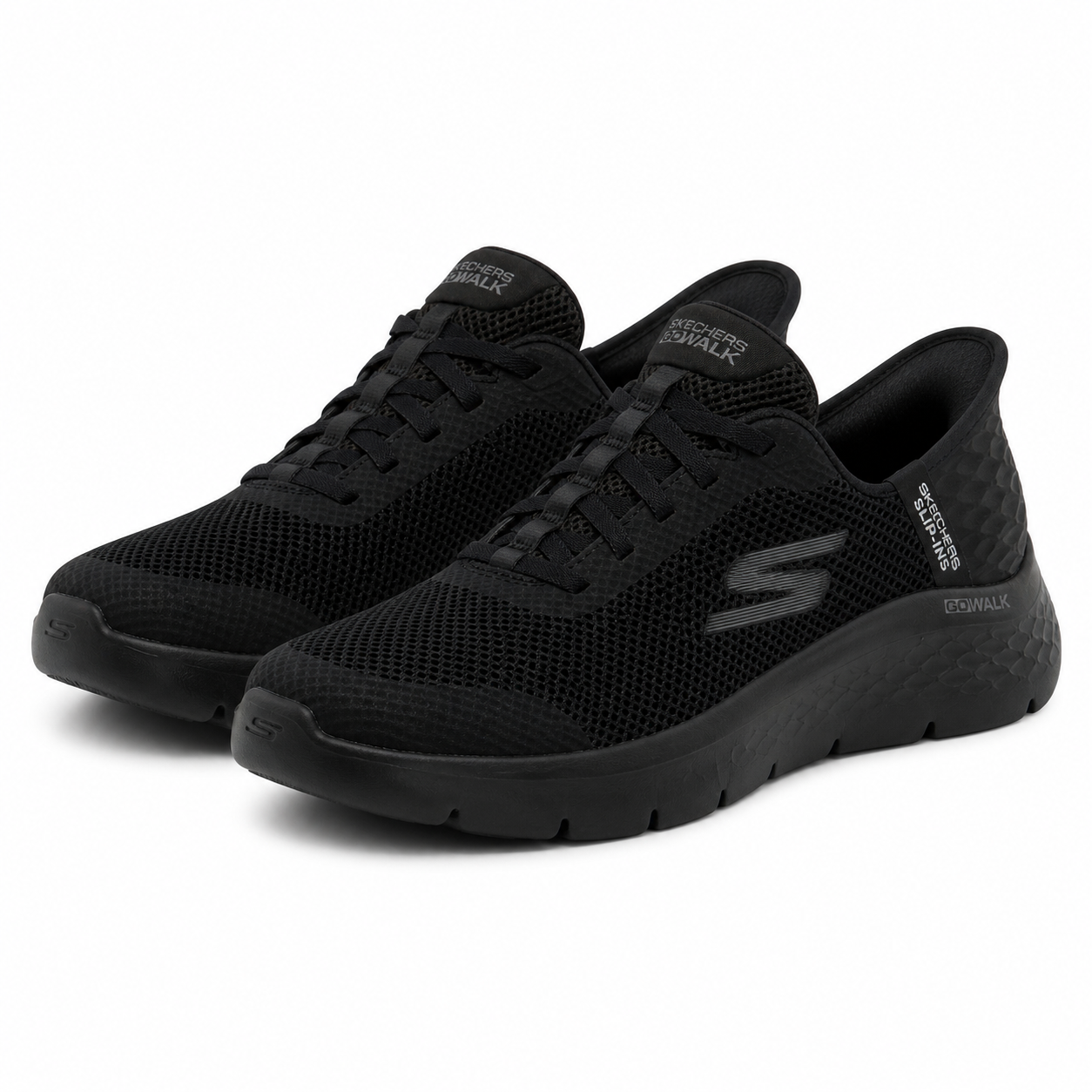 Pantofi Sport Damă Skechers 124836 Bbk Negru - Textil