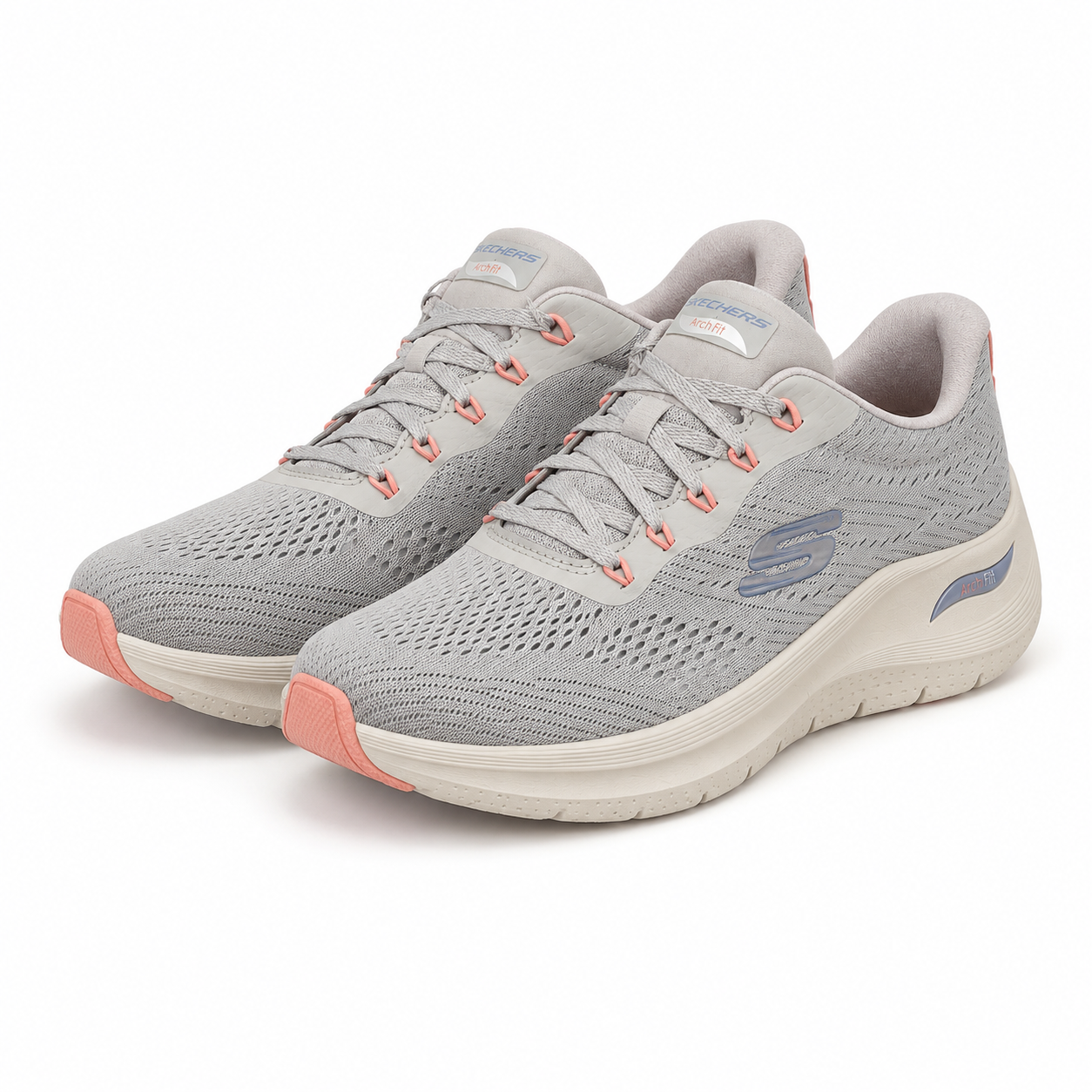 Pantofi Sport Damă Skechers 150051 Lgmt Gri Deschis - Textil