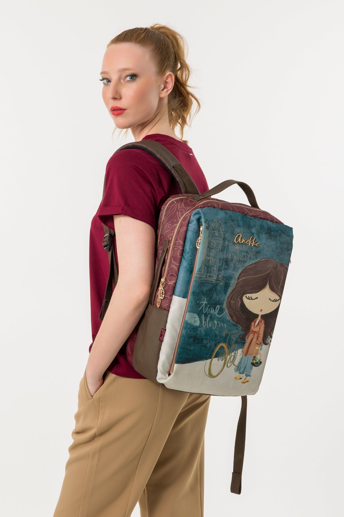 RUCSAC DE DAMĂ ANEKKE TULIP 43575-001 - imagine 2