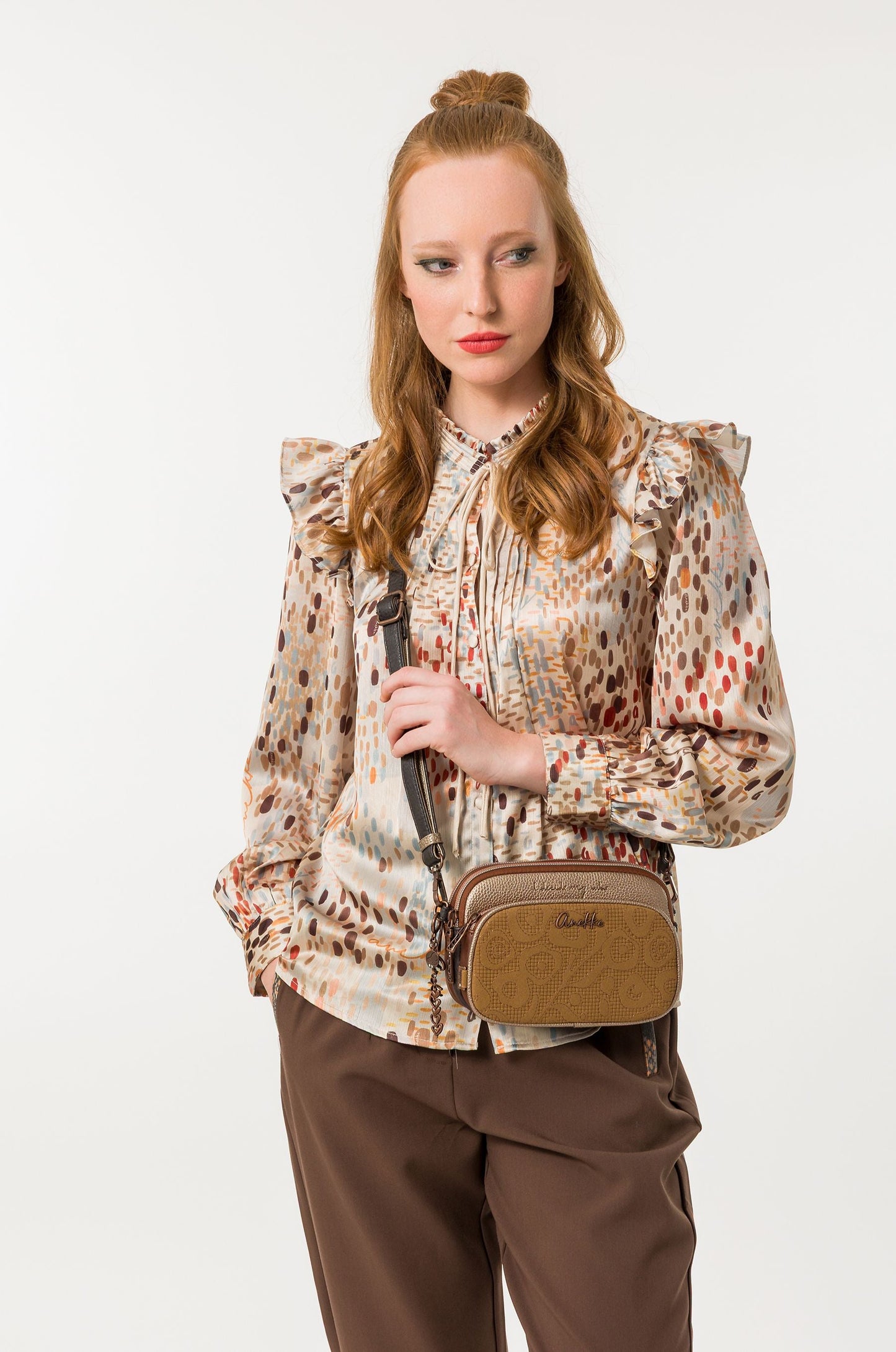GEANTĂ DE DAMĂ ANEKKE CAMEL 43603-445