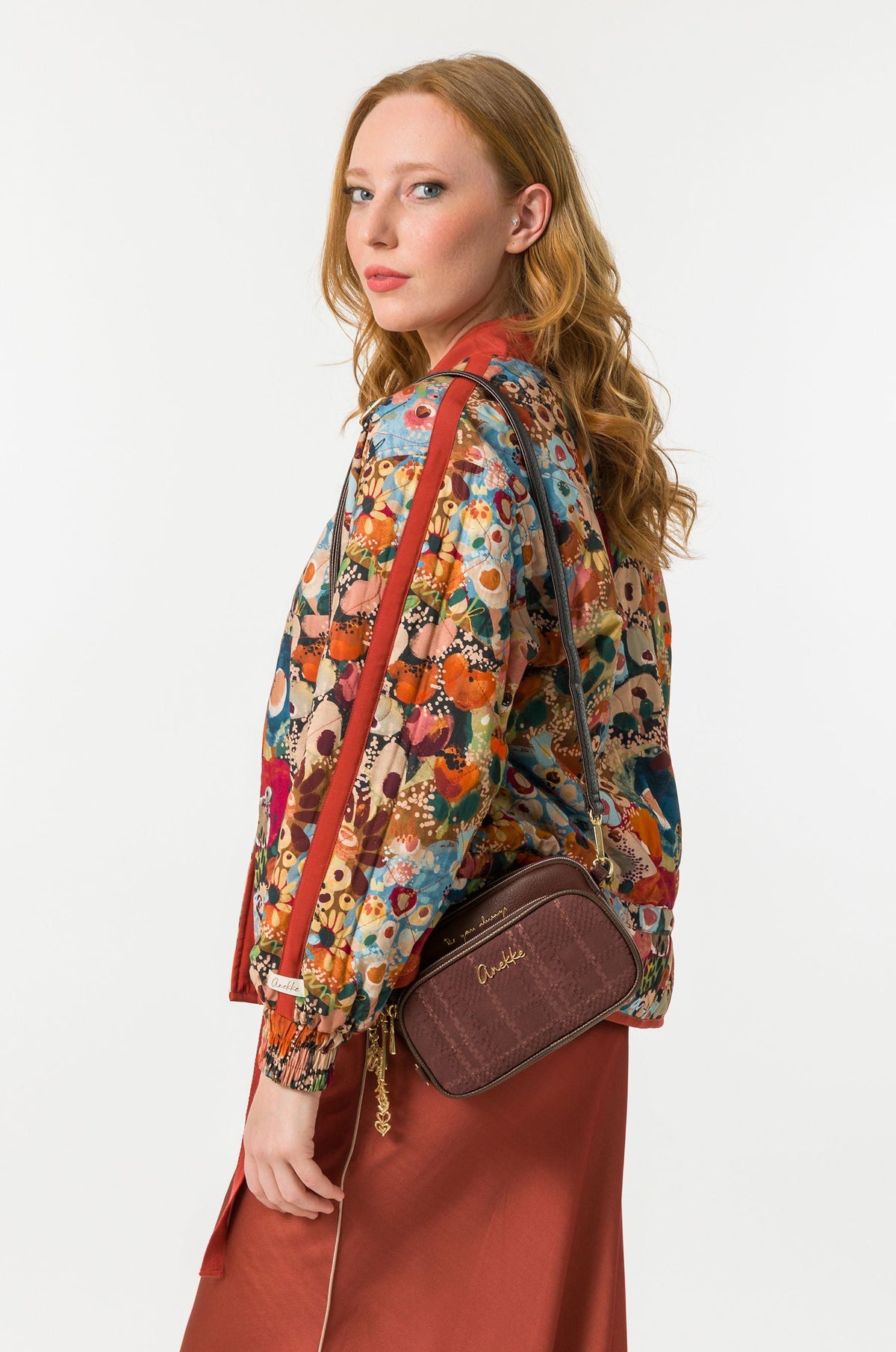 GEANTĂ CROSSBODY ANEKKE BURGUNDY 43643-445 - imagine 2