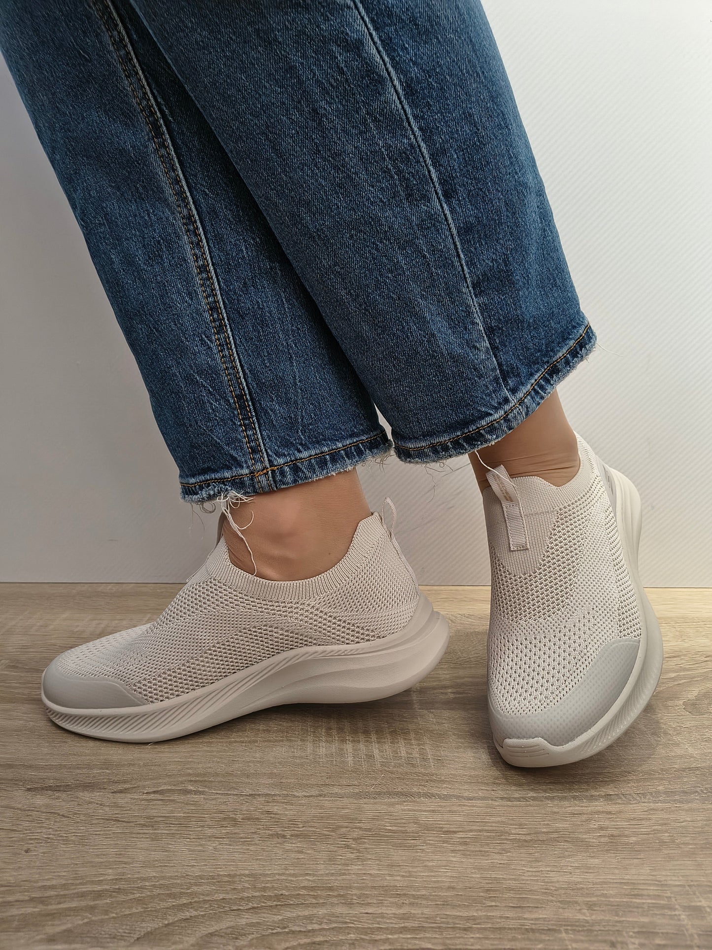 Pantofi Sport Damă Skechers 117734 Ofwt Bej Deschis - Textil