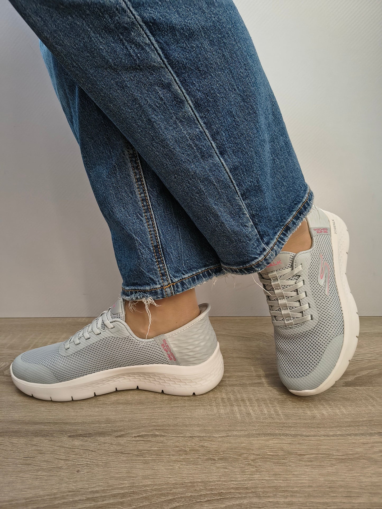 Pantofi Sport Damă Skechers 124836 Gypk Gri - Textil