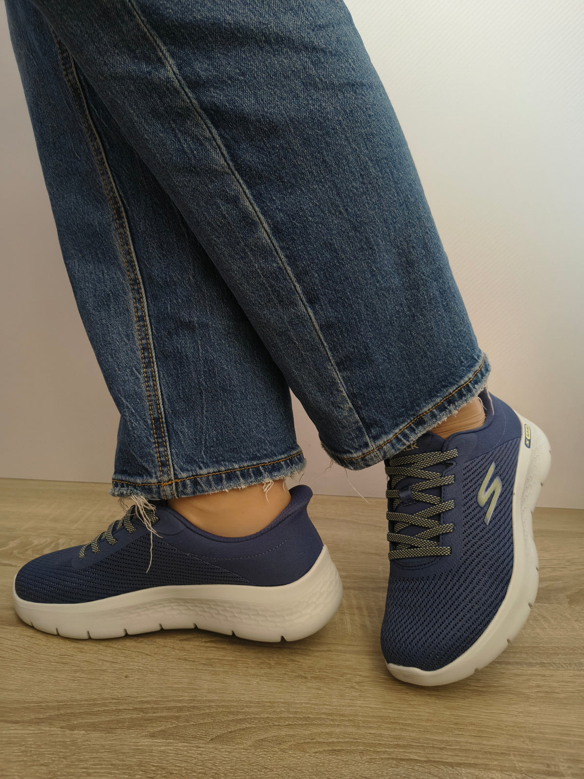 PANTOFI SPORT DAMA SKECHERS 125516 BLGR ALBASTRU - imagine 2