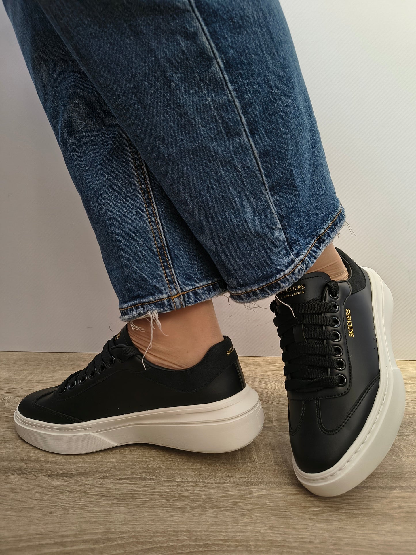 PANTOFI CASUAL SKECHERS 185060 BLK NEGRU