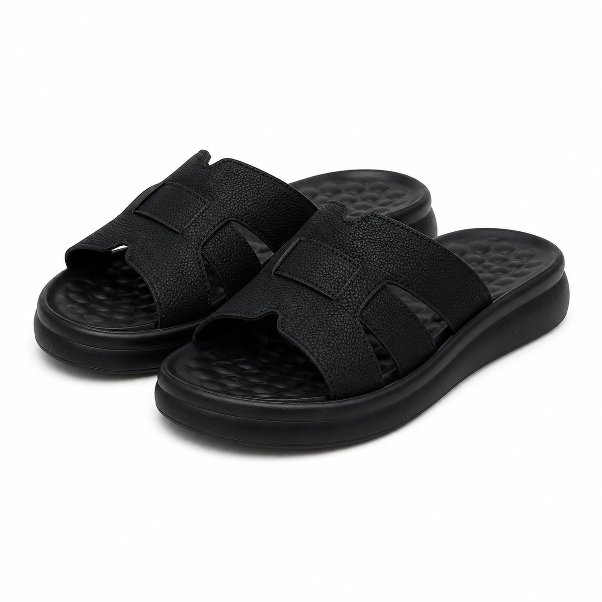 Saboti Casual Damă Formazione 28-008 Negru - Piele Naturală Nubuck