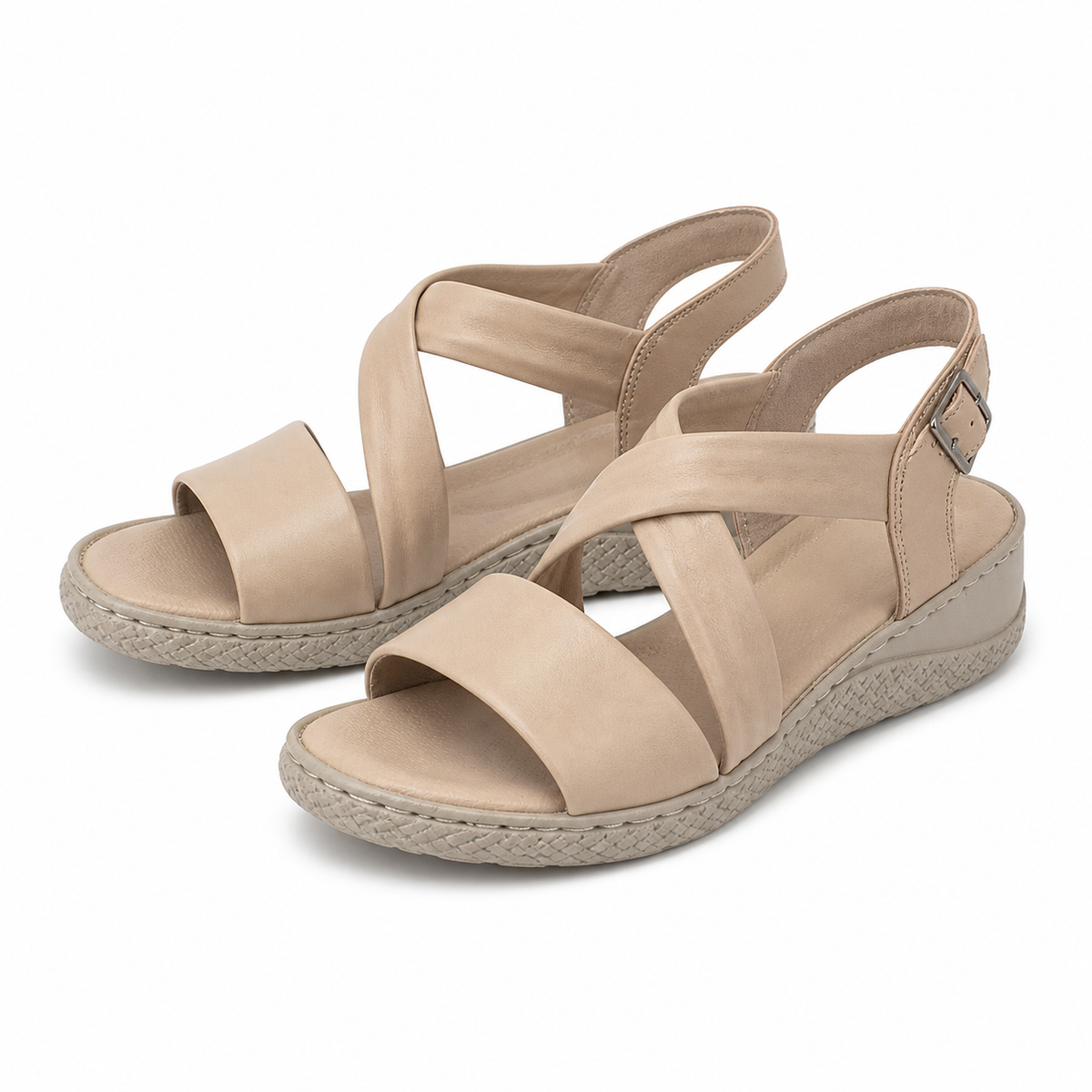 SANDALE CASUAL DAMA BIO FLEX 28-555 BEJ