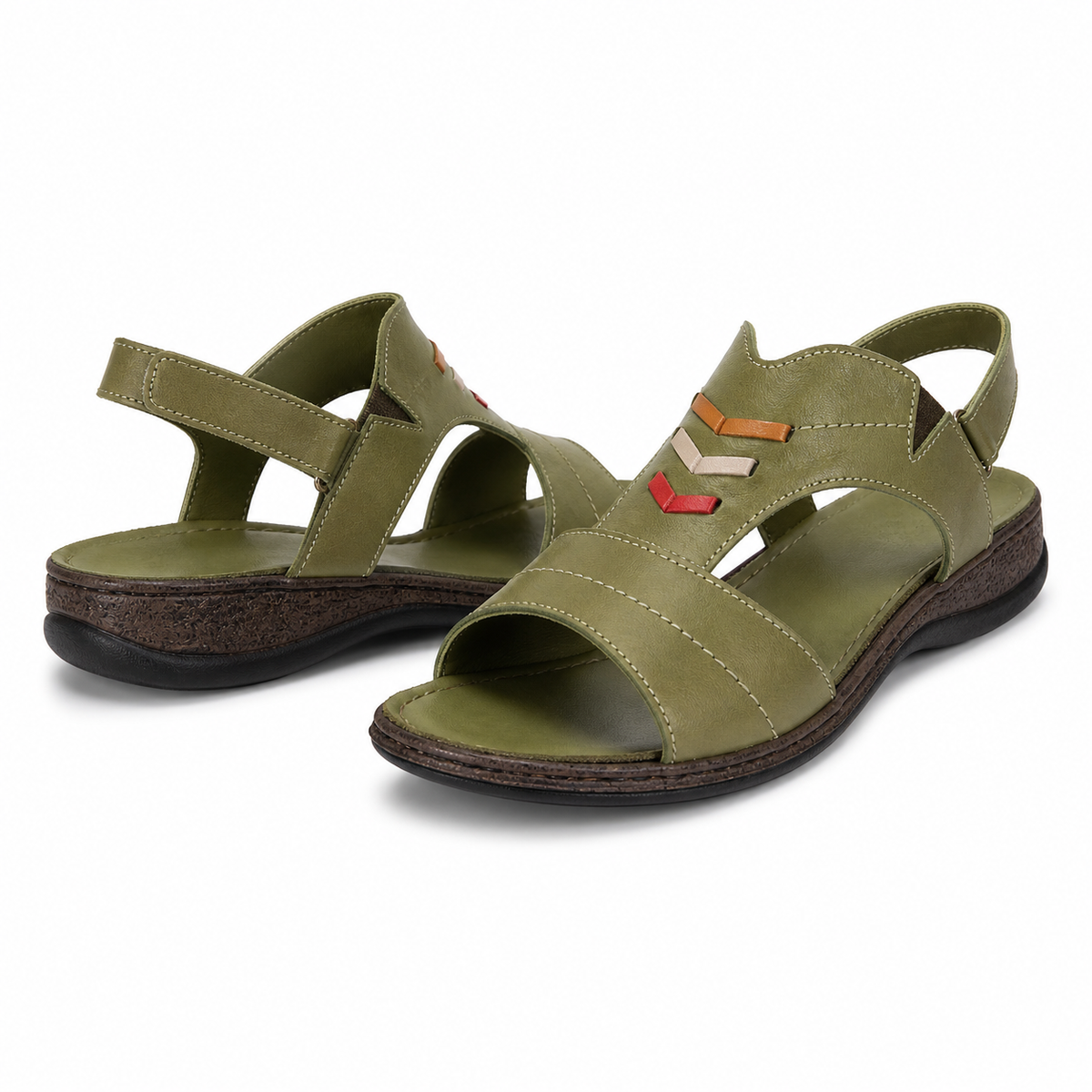 SANDALE CASUAL DAMA DYANY 4773 5 VERZI OLIVE