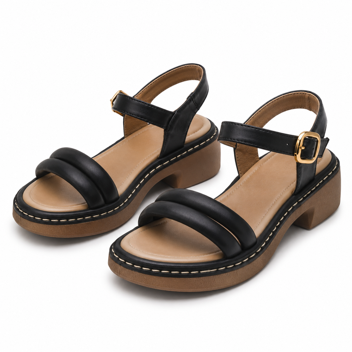 SANDALE CASUAL DAMA FORMAZIONE 2205-2 NEGRE