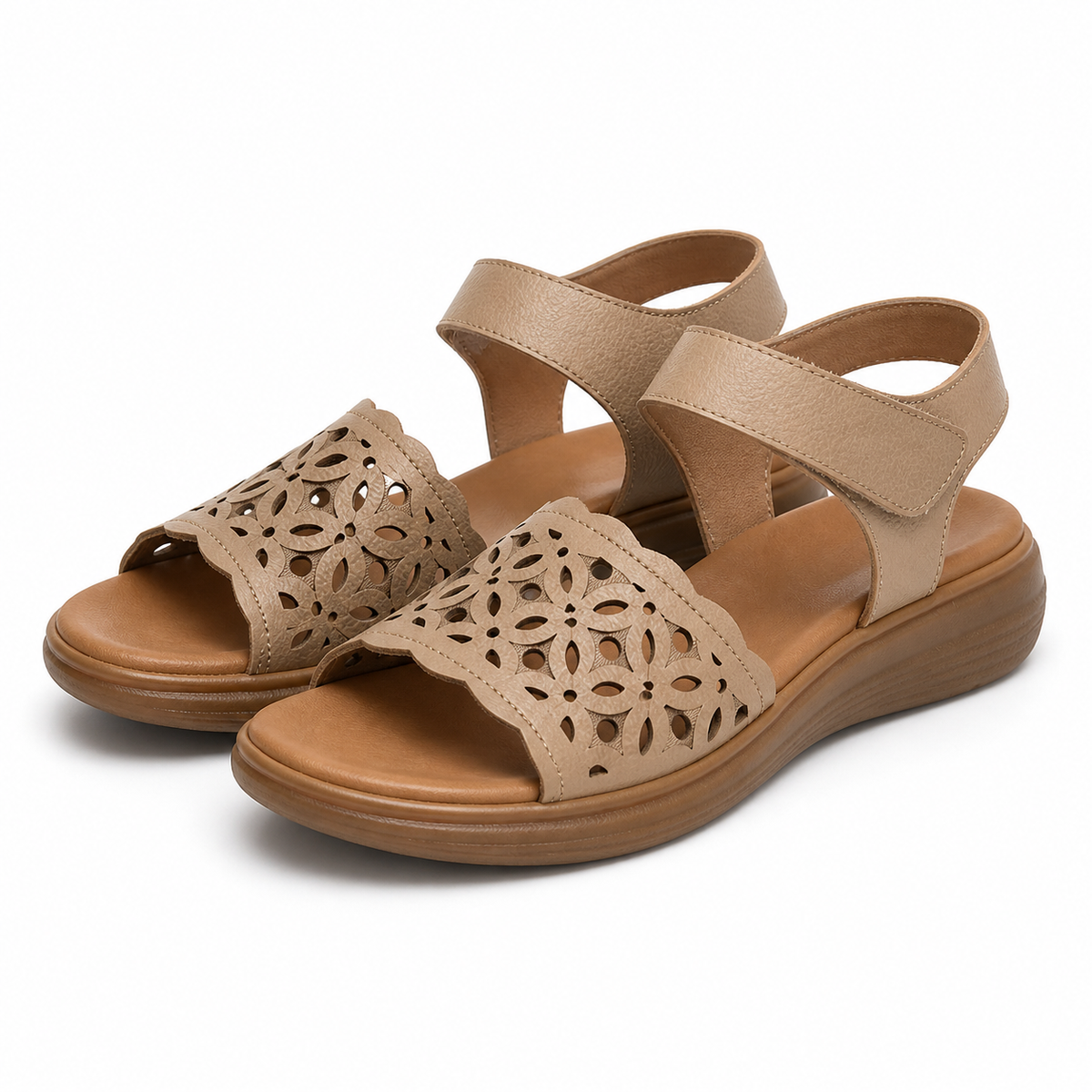 SANDALE CASUAL DAMA FORMAZIONE 33177 APRICOT