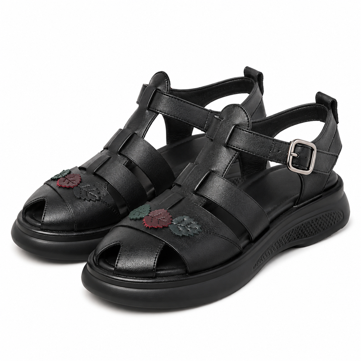 SANDALE CASUAL DAMA FORMAZIONE 3602Q06 NEGRE
