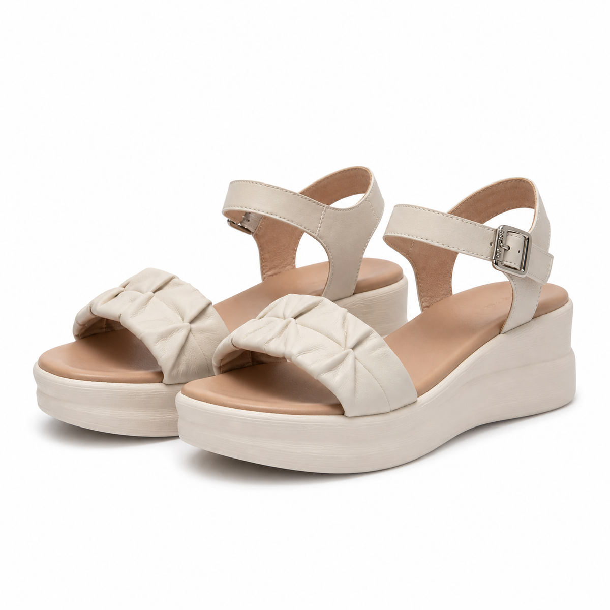 SANDALE CASUAL DAMA FORMAZIONE 49008 CREM
