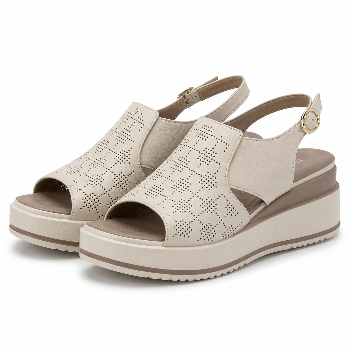 SANDALE CASUAL DAMA FORMAZIONE 50096 CREM