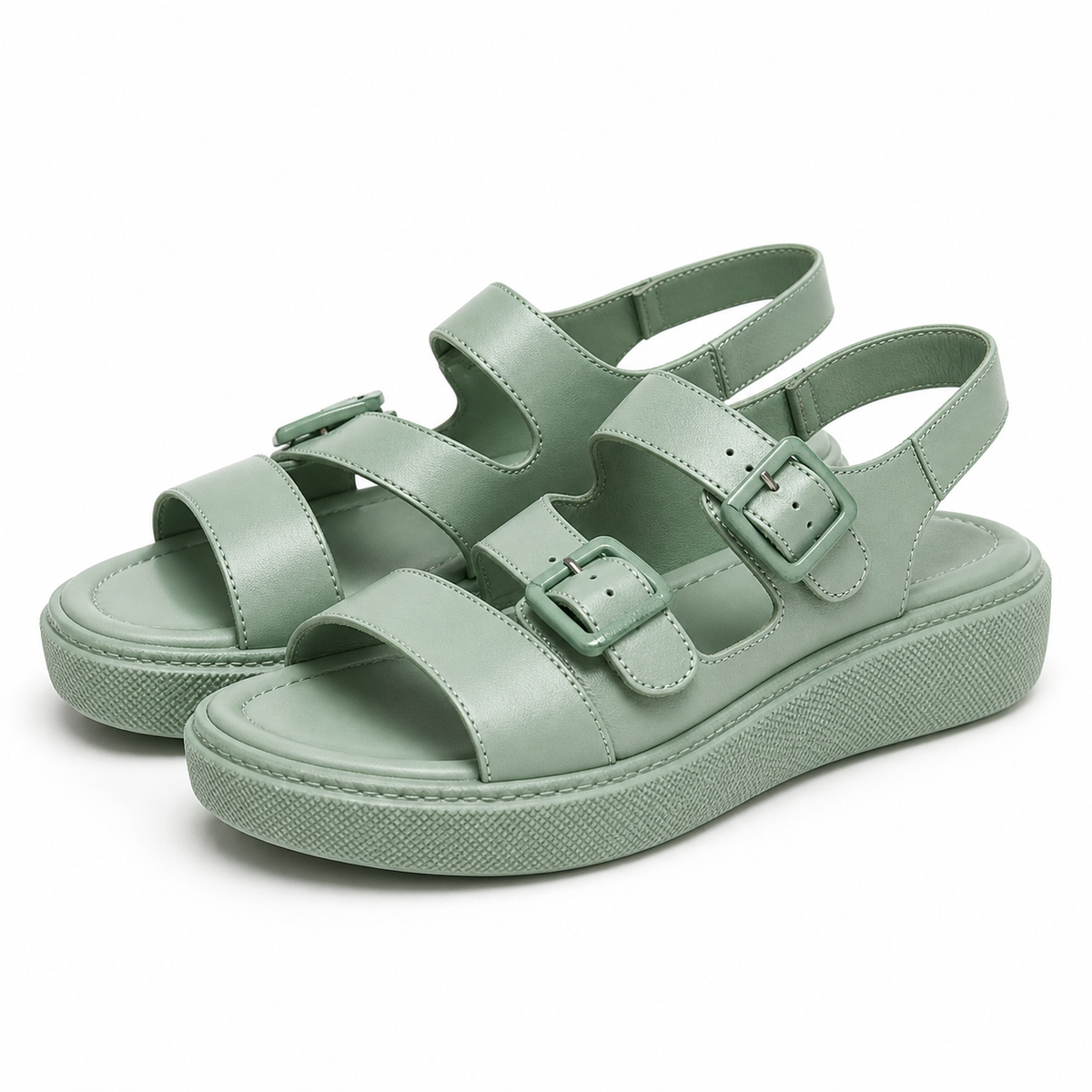 SANDALE CASUAL DAMA FORMAZIONE K247-1 VERZI MENTA