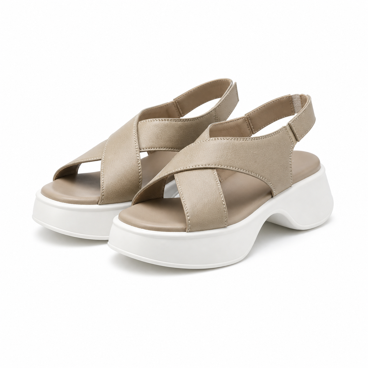 SANDALE CASUAL DAMA FORMAZIONE K249-2 APRICOT