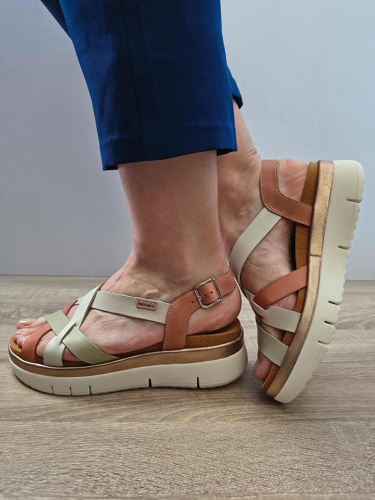 Sandale Casual Damă Pikolinos W4N-0650C2 Blush - Piele Naturală - vedere 2