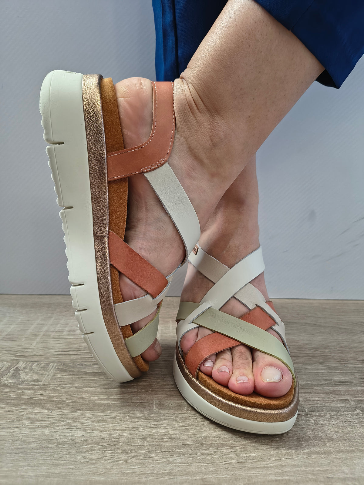Sandale Casual Damă Pikolinos W4N-0650C2 Blush - Piele Naturală - vedere 4