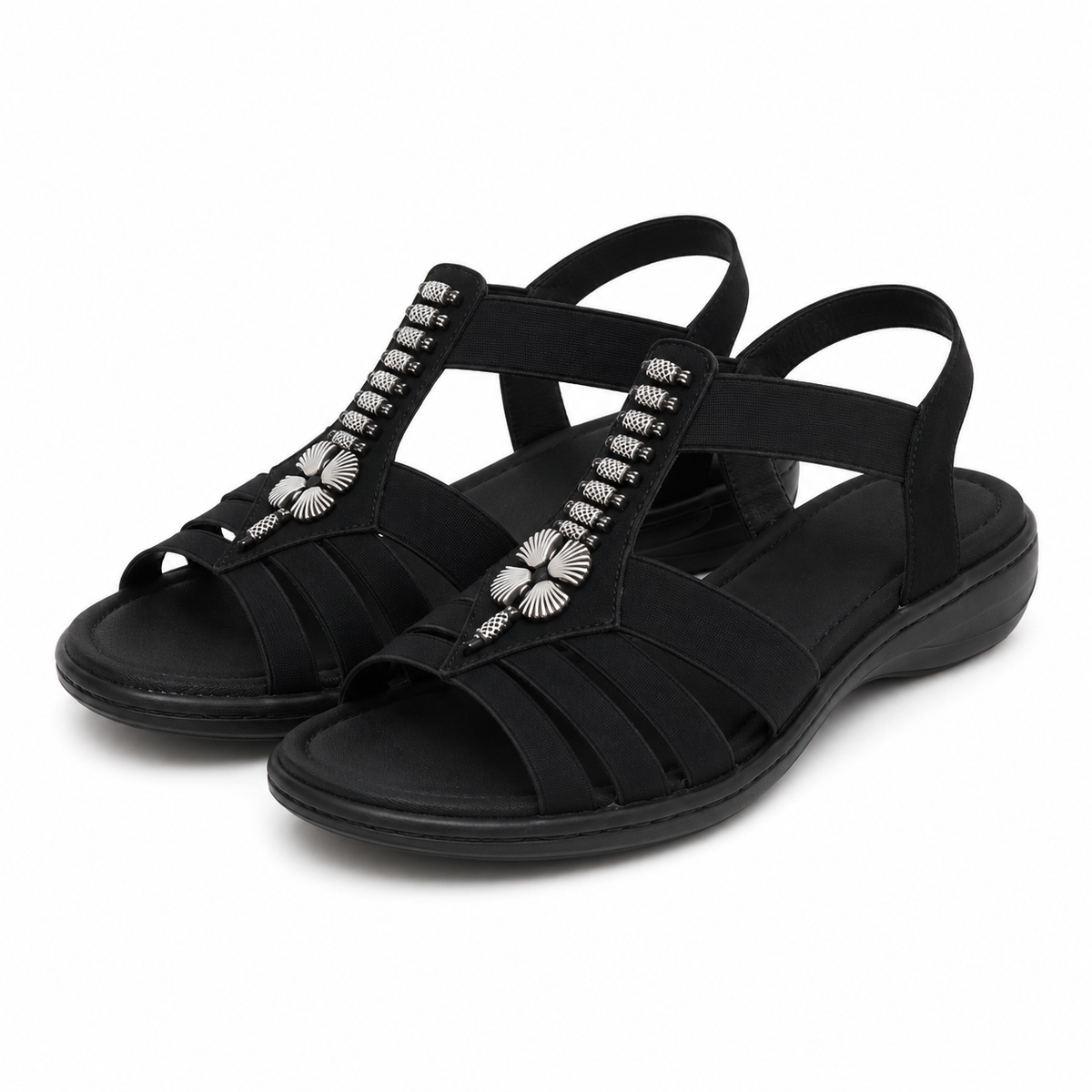 SANDALE CASUAL DAMA RIEKER 60806-00 NEGRE