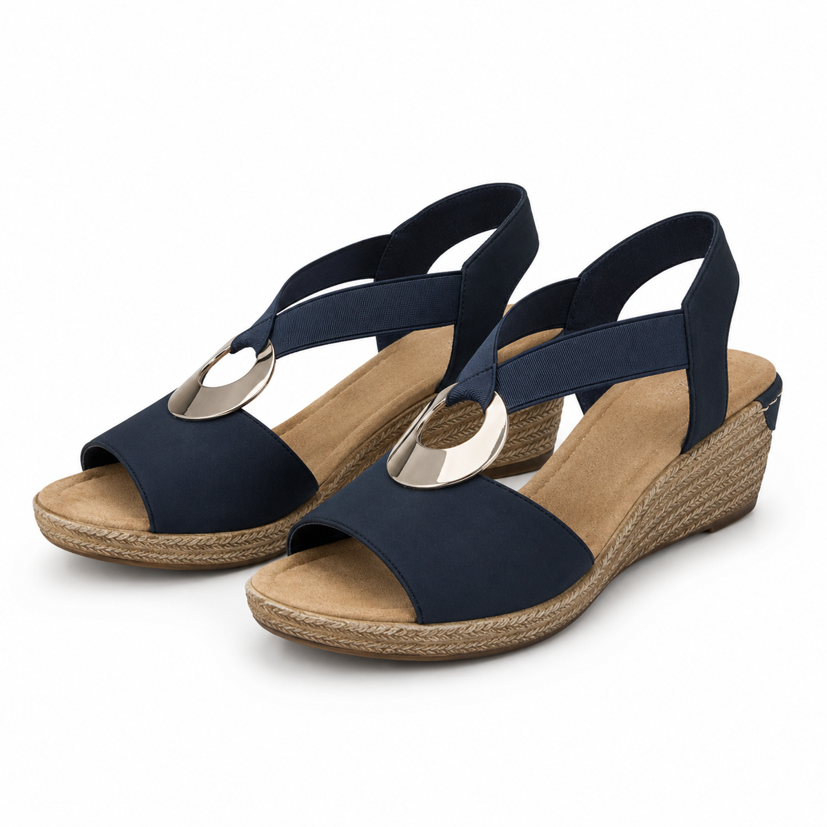 SANDALE CASUAL DAMA RIEKER 624H6-14 ALBASTRE