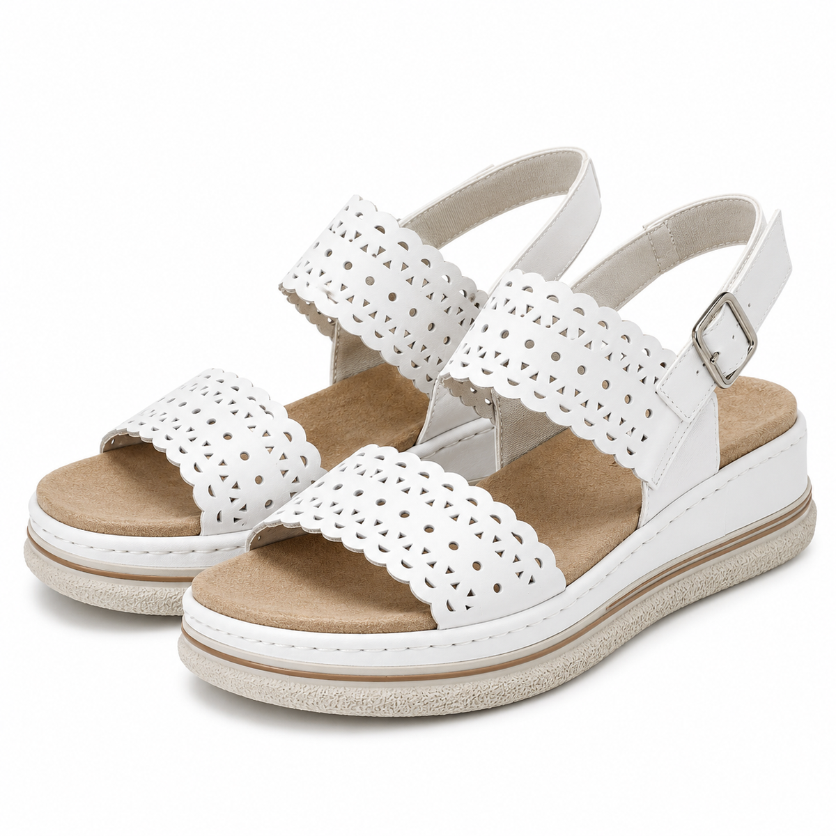 SANDALE CASUAL DAMA RIEKER 67704-80 ALBE