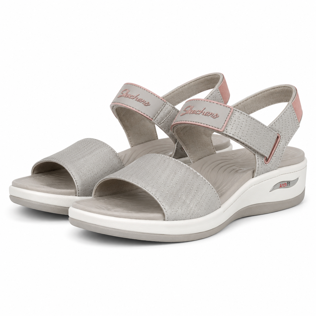 SANDALE CASUAL DAMA SKECHERS 163310 TPPK