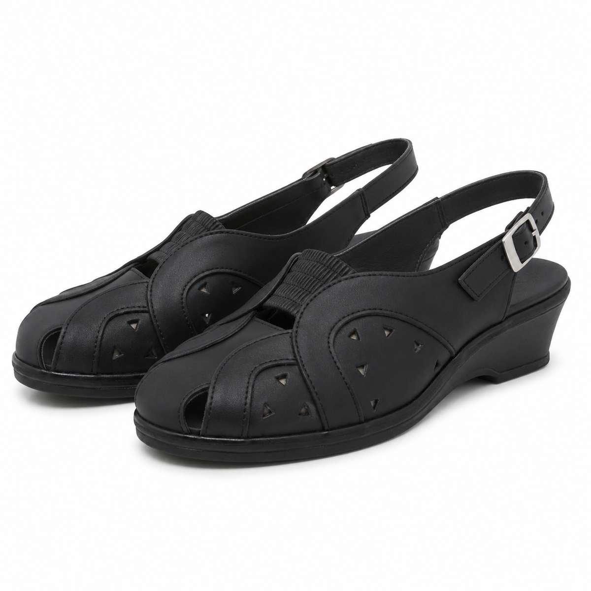 SANDALE CASUAL DAMA SUAVE 0019T 01-N NEGRE