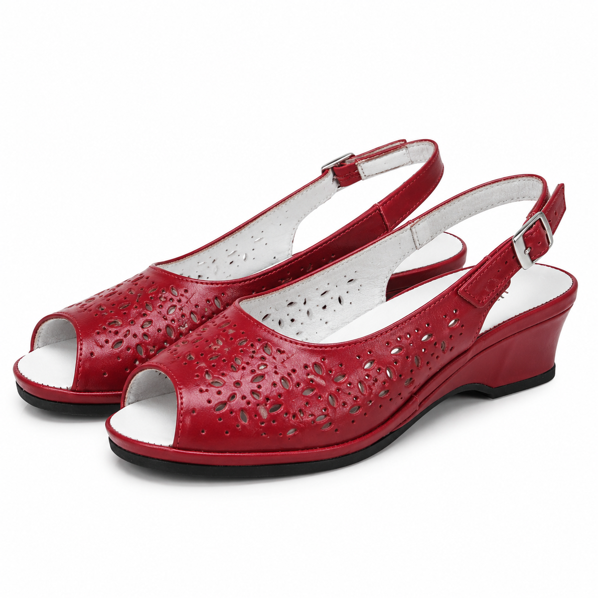 SANDALE CASUAL DAMA SUAVE 0279P ROMA 05-N BORDO